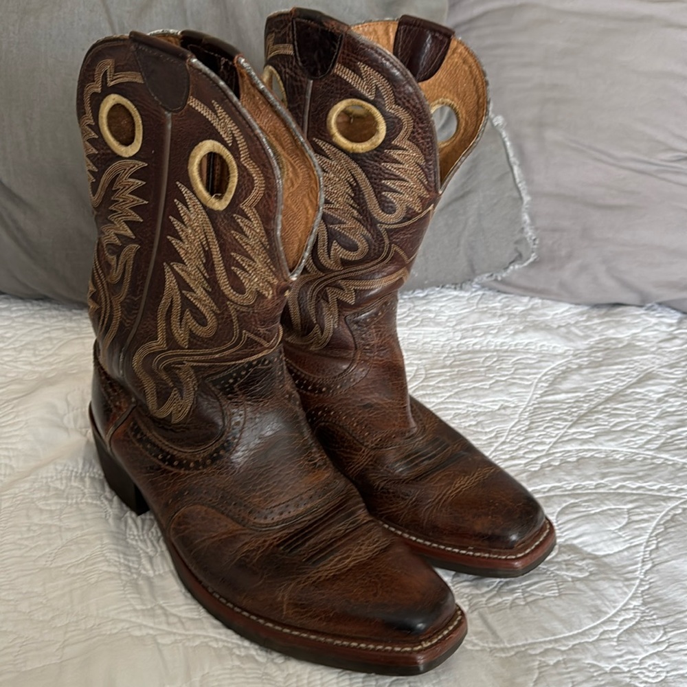 Ariat Cowboy Western Boots Brown